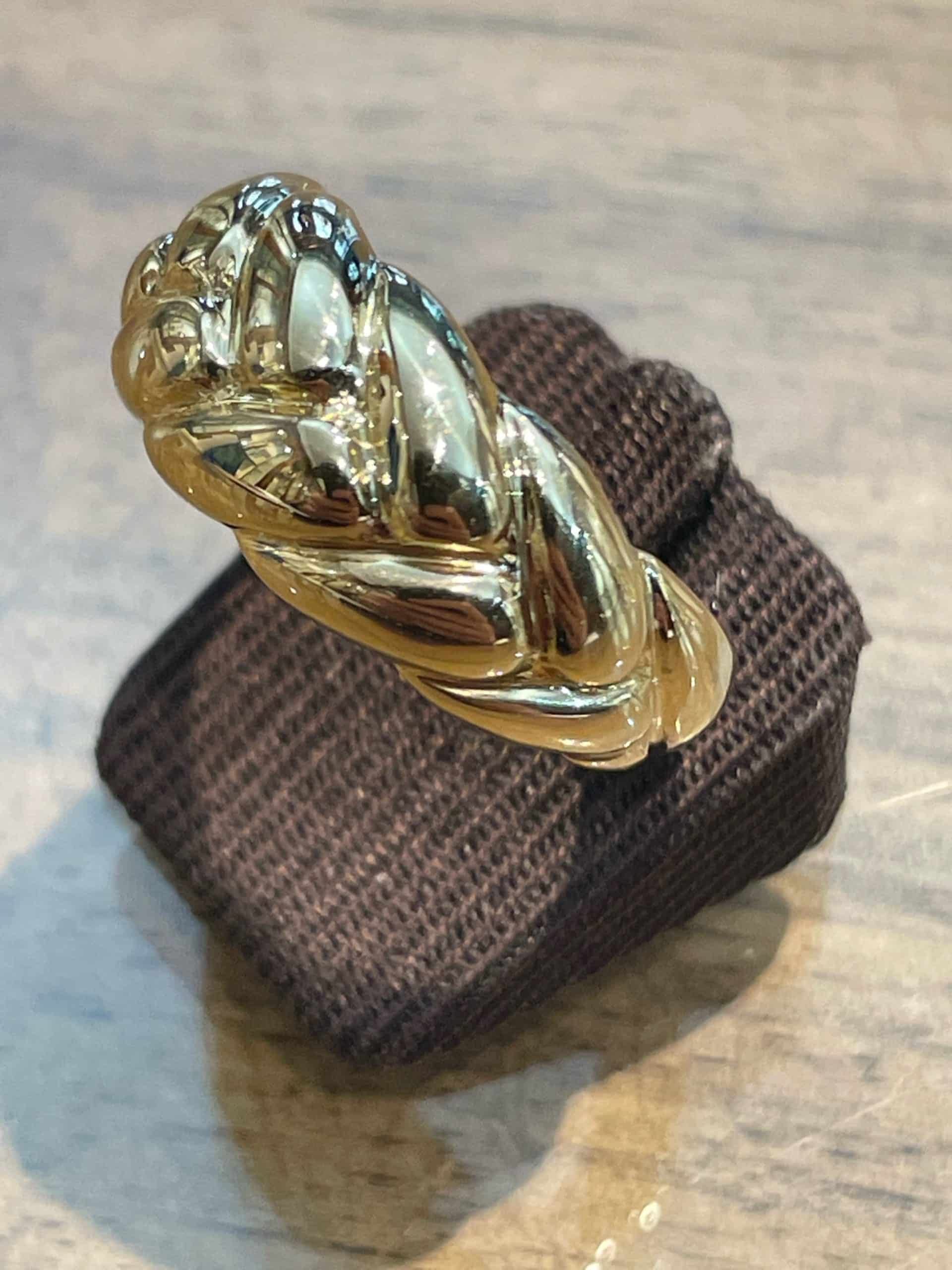 Bague tressée or deals